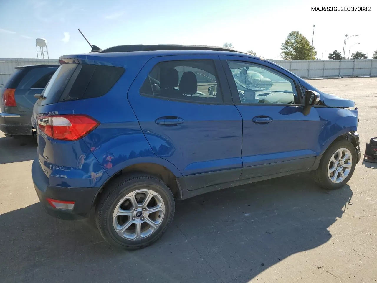 2020 Ford Ecosport Se VIN: MAJ6S3GL2LC370882 Lot: 76937524