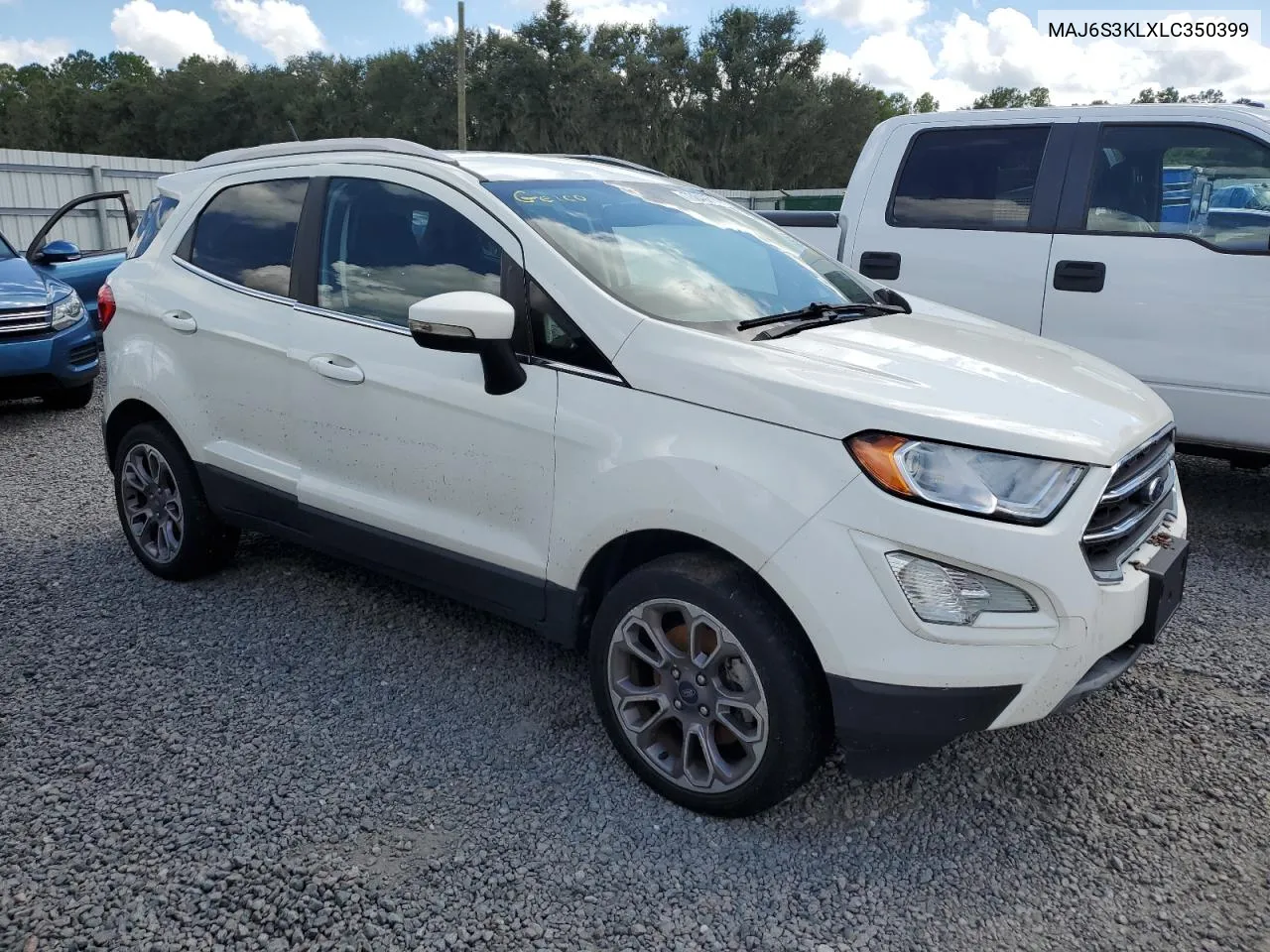 2020 Ford Ecosport Titanium VIN: MAJ6S3KLXLC350399 Lot: 77041364