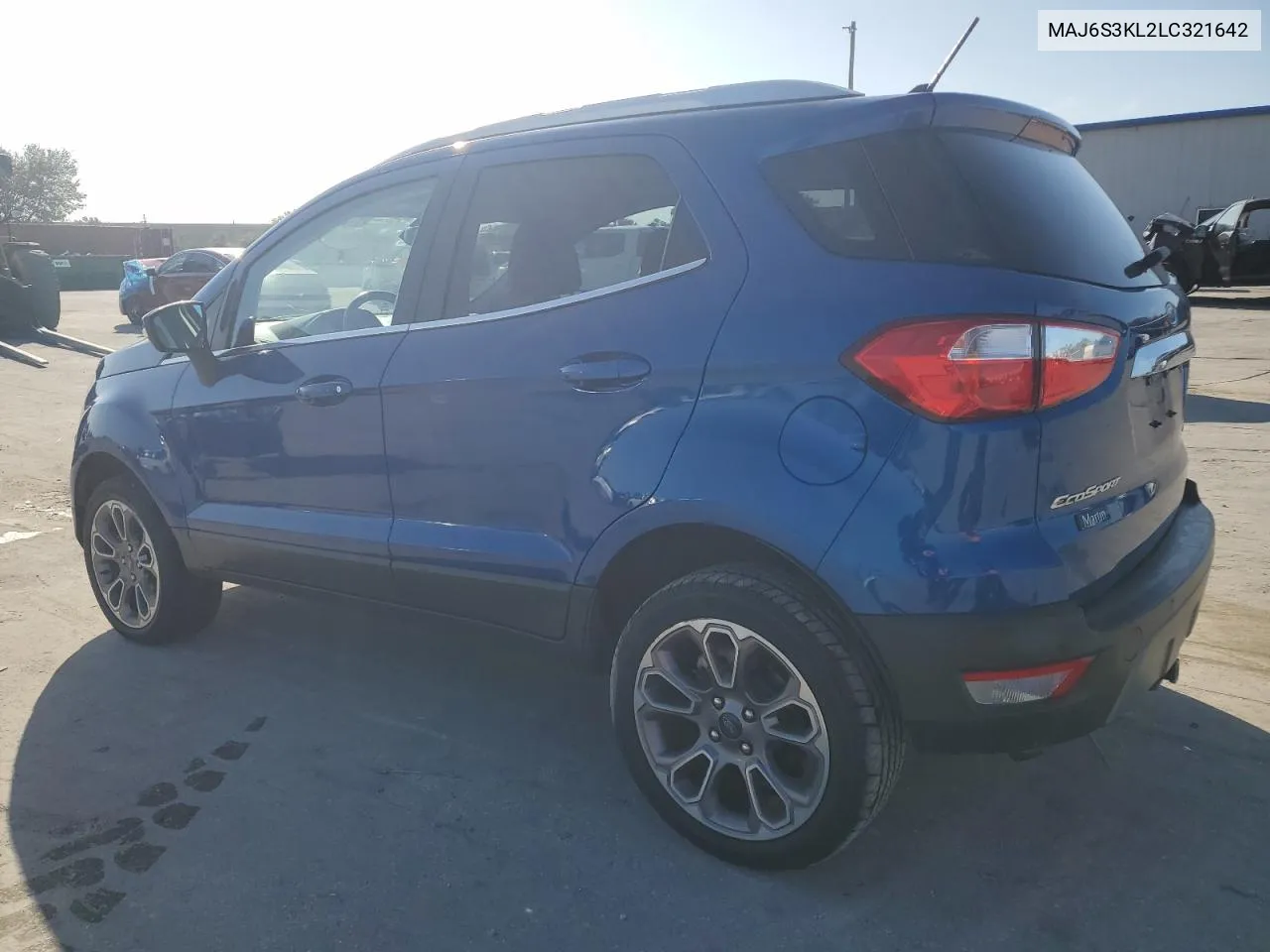 2020 Ford Ecosport Titanium VIN: MAJ6S3KL2LC321642 Lot: 77257884