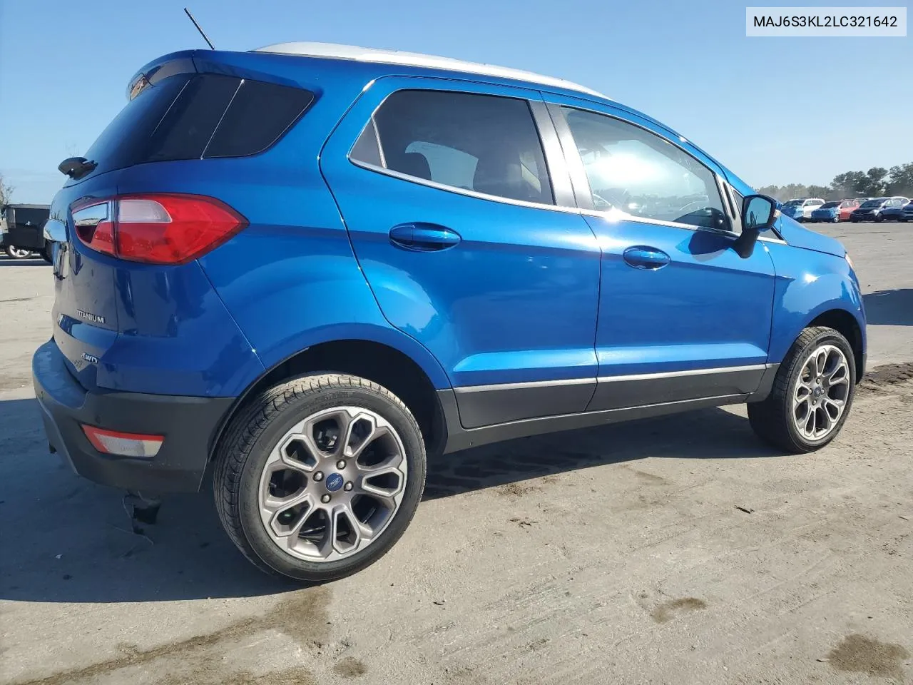 2020 Ford Ecosport Titanium VIN: MAJ6S3KL2LC321642 Lot: 77257884