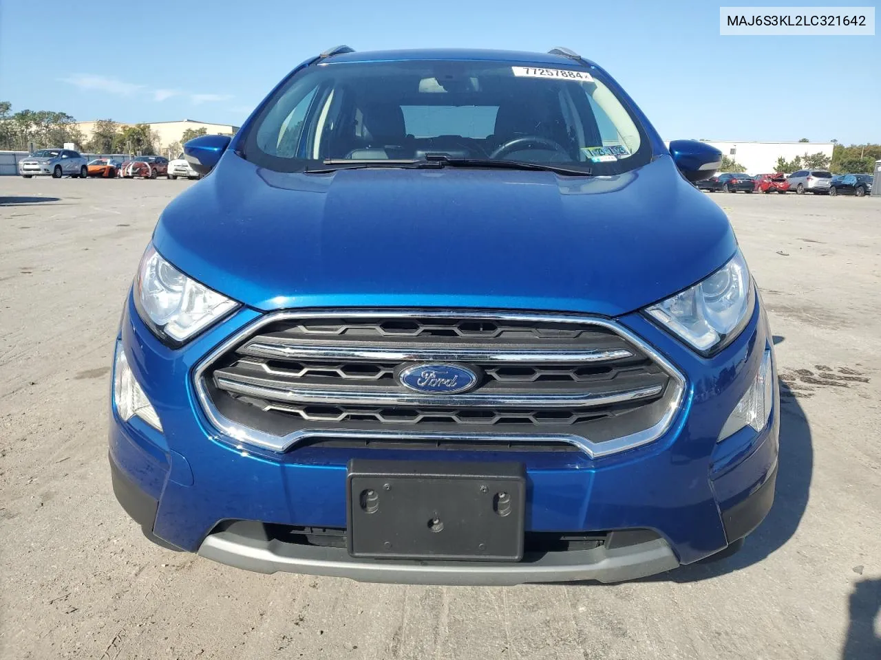 2020 Ford Ecosport Titanium VIN: MAJ6S3KL2LC321642 Lot: 77257884