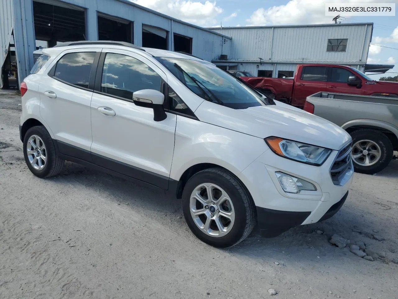 2020 Ford Ecosport Se VIN: MAJ3S2GE3LC331779 Lot: 77261004