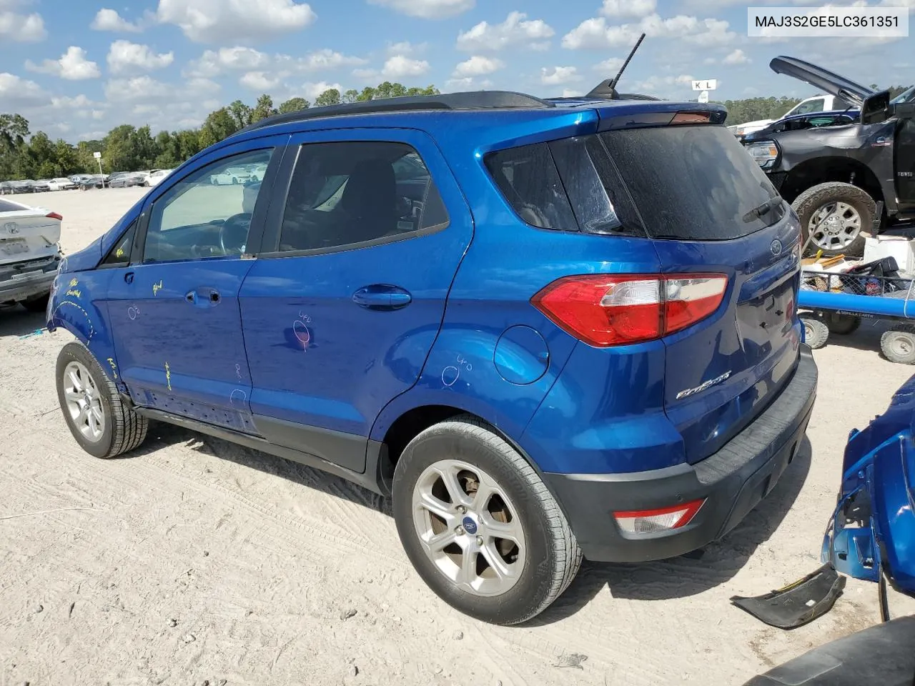 2020 Ford Ecosport Se VIN: MAJ3S2GE5LC361351 Lot: 77390464