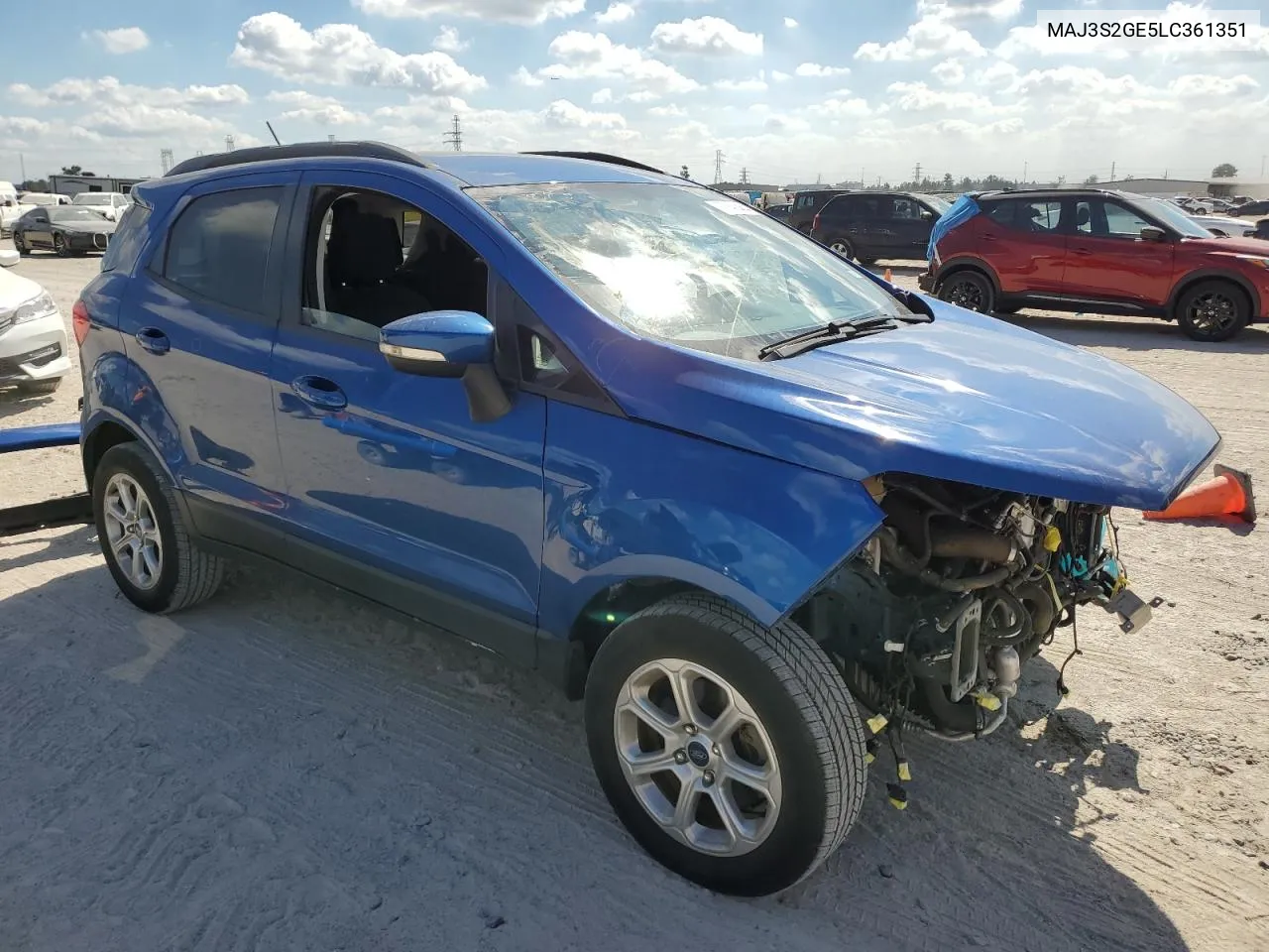 2020 Ford Ecosport Se VIN: MAJ3S2GE5LC361351 Lot: 77390464