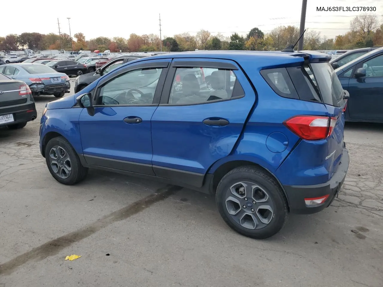 2020 Ford Ecosport S VIN: MAJ6S3FL3LC378930 Lot: 77488384