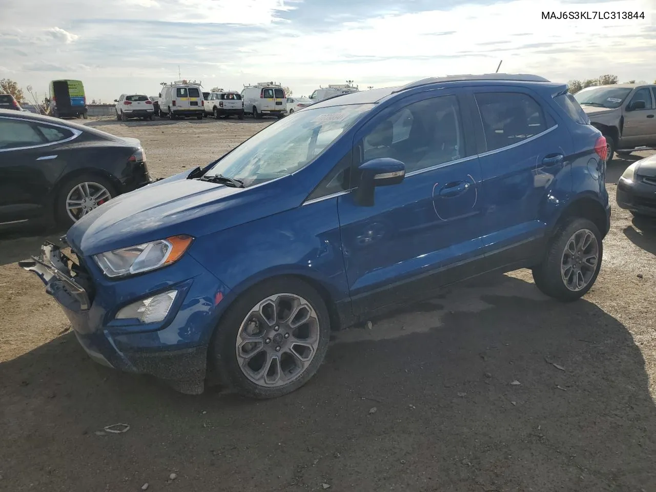 2020 Ford Ecosport Titanium VIN: MAJ6S3KL7LC313844 Lot: 77739894