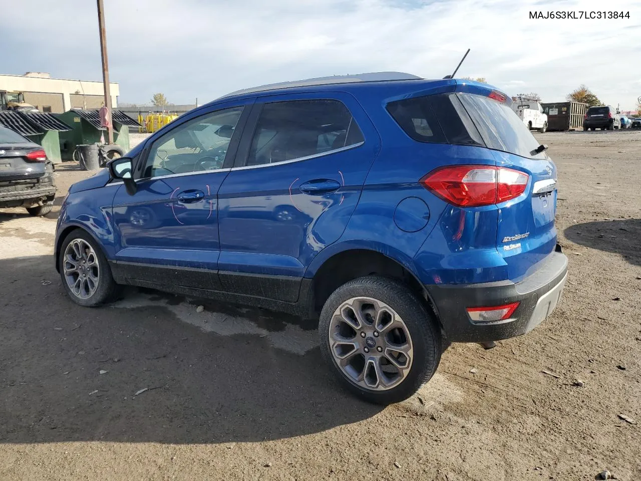 2020 Ford Ecosport Titanium VIN: MAJ6S3KL7LC313844 Lot: 77739894