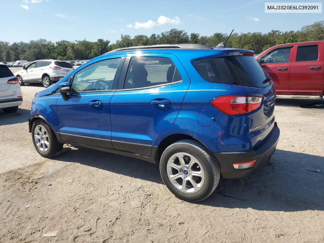 2020 Ford Ecosport Se VIN: MAJ3S2GE6LC392091 Lot: 77877054