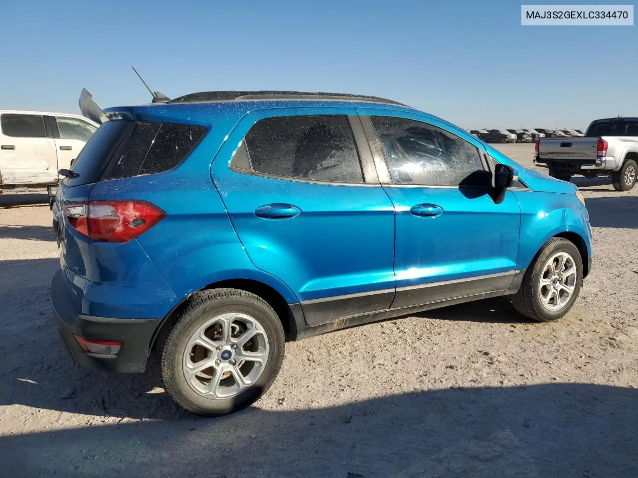 2020 Ford Ecosport Se VIN: MAJ3S2GEXLC334470 Lot: 77882874