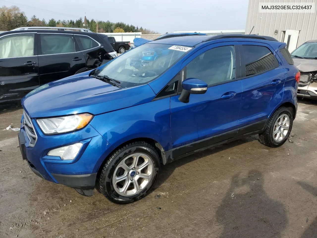 2020 Ford Ecosport Se VIN: MAJ3S2GE5LC326437 Lot: 77984554