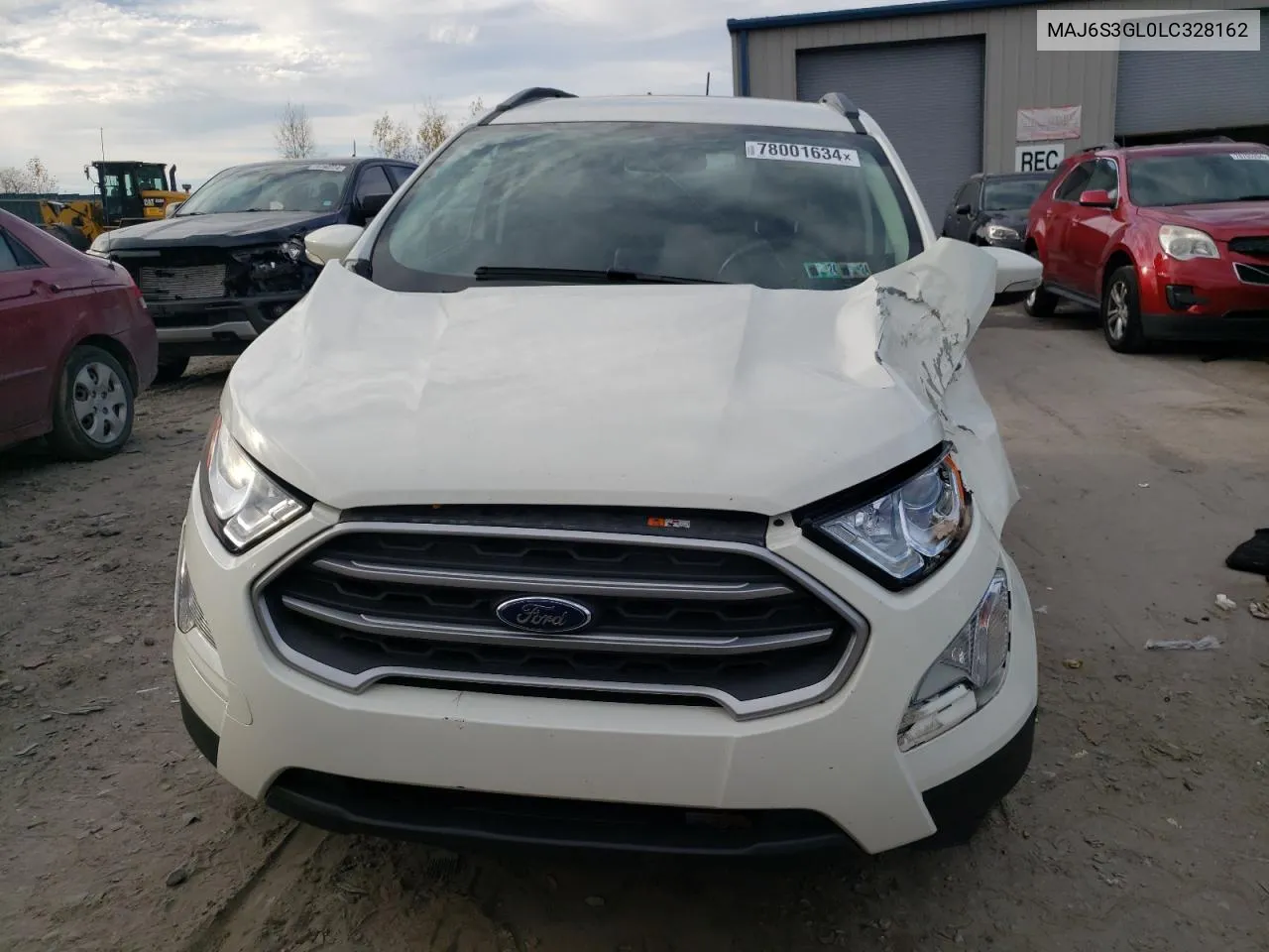 2020 Ford Ecosport Se VIN: MAJ6S3GL0LC328162 Lot: 78001634