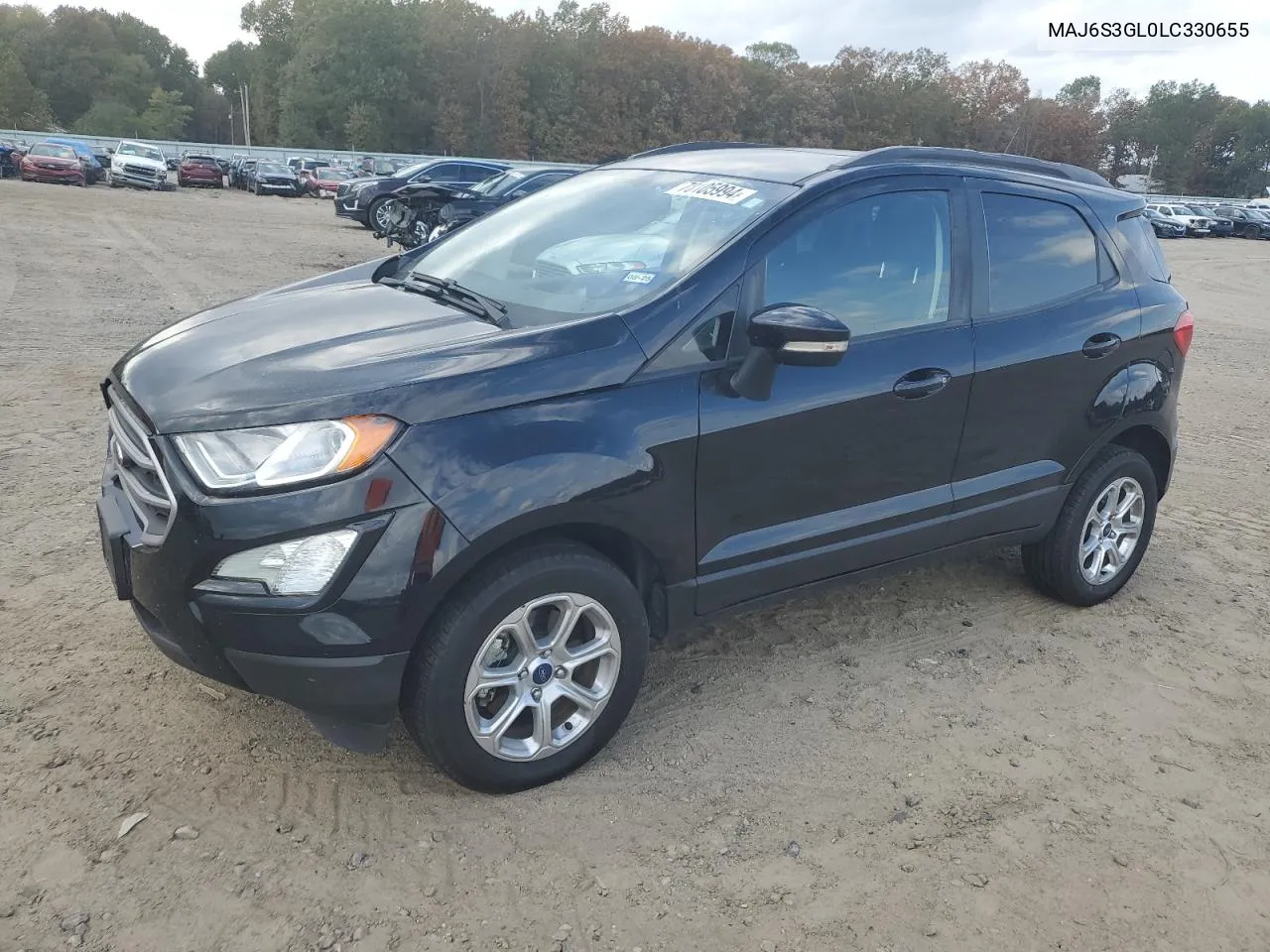 2020 Ford Ecosport Se VIN: MAJ6S3GL0LC330655 Lot: 78105994