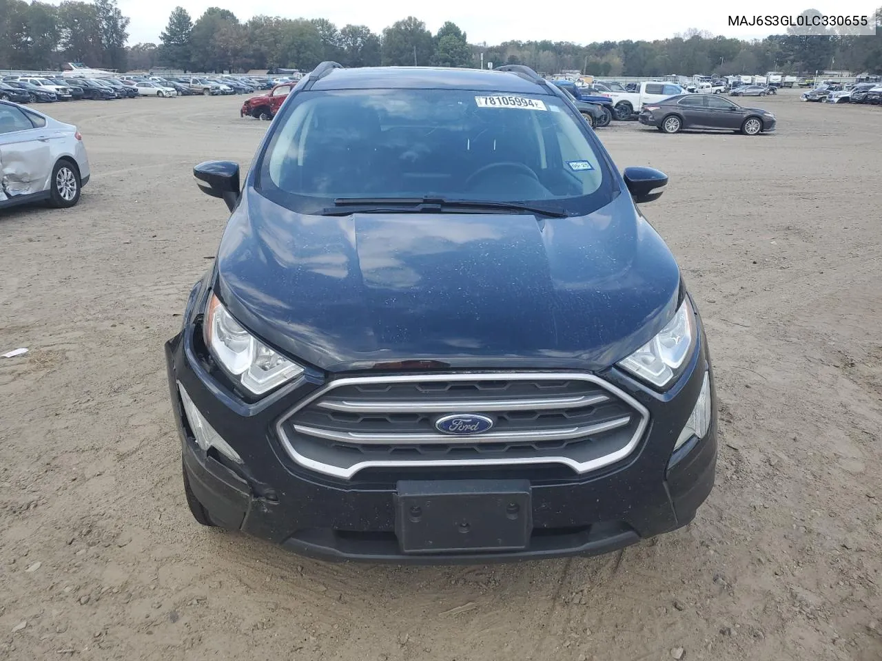 2020 Ford Ecosport Se VIN: MAJ6S3GL0LC330655 Lot: 78105994