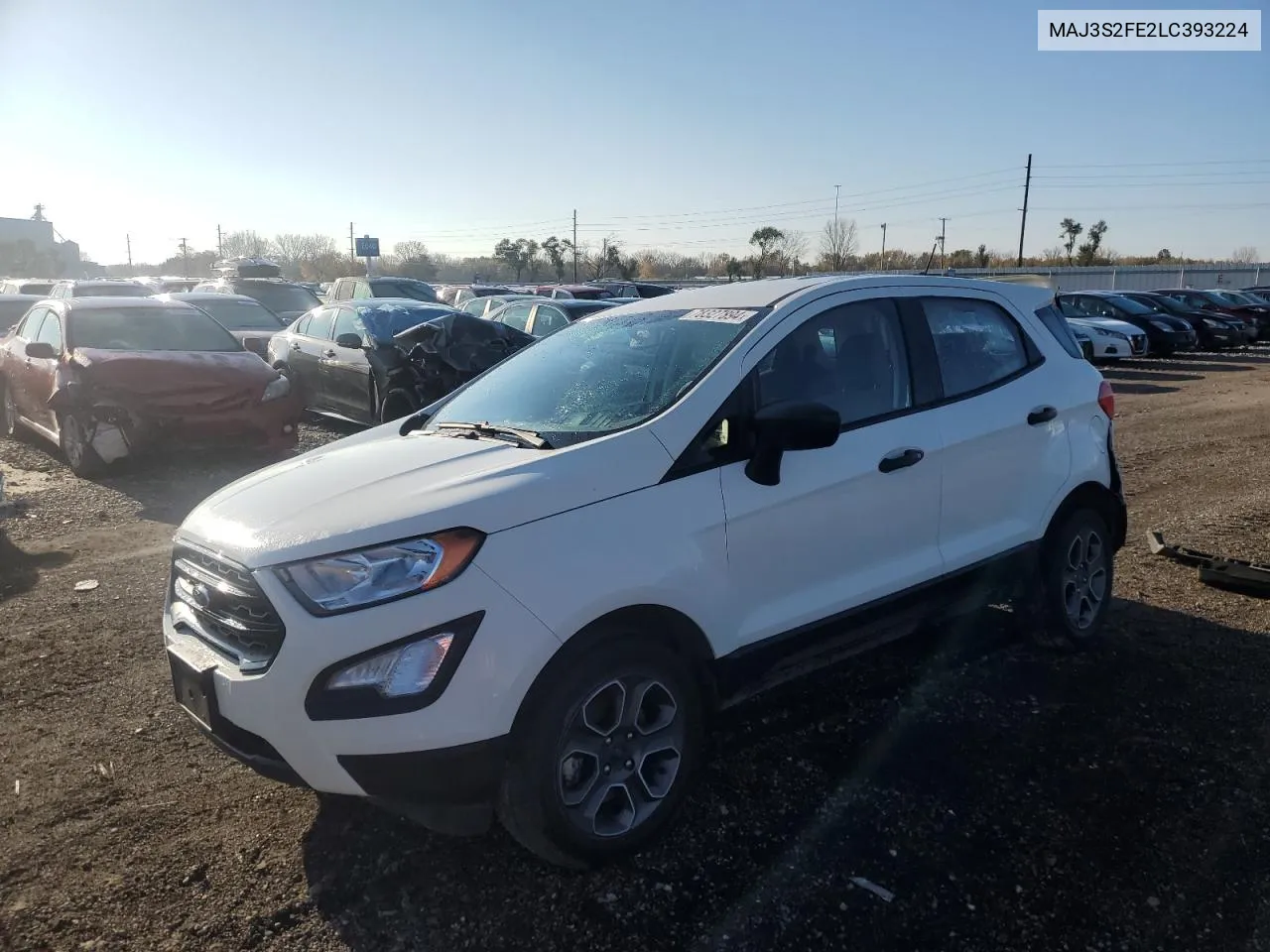 2020 Ford Ecosport S VIN: MAJ3S2FE2LC393224 Lot: 78327894