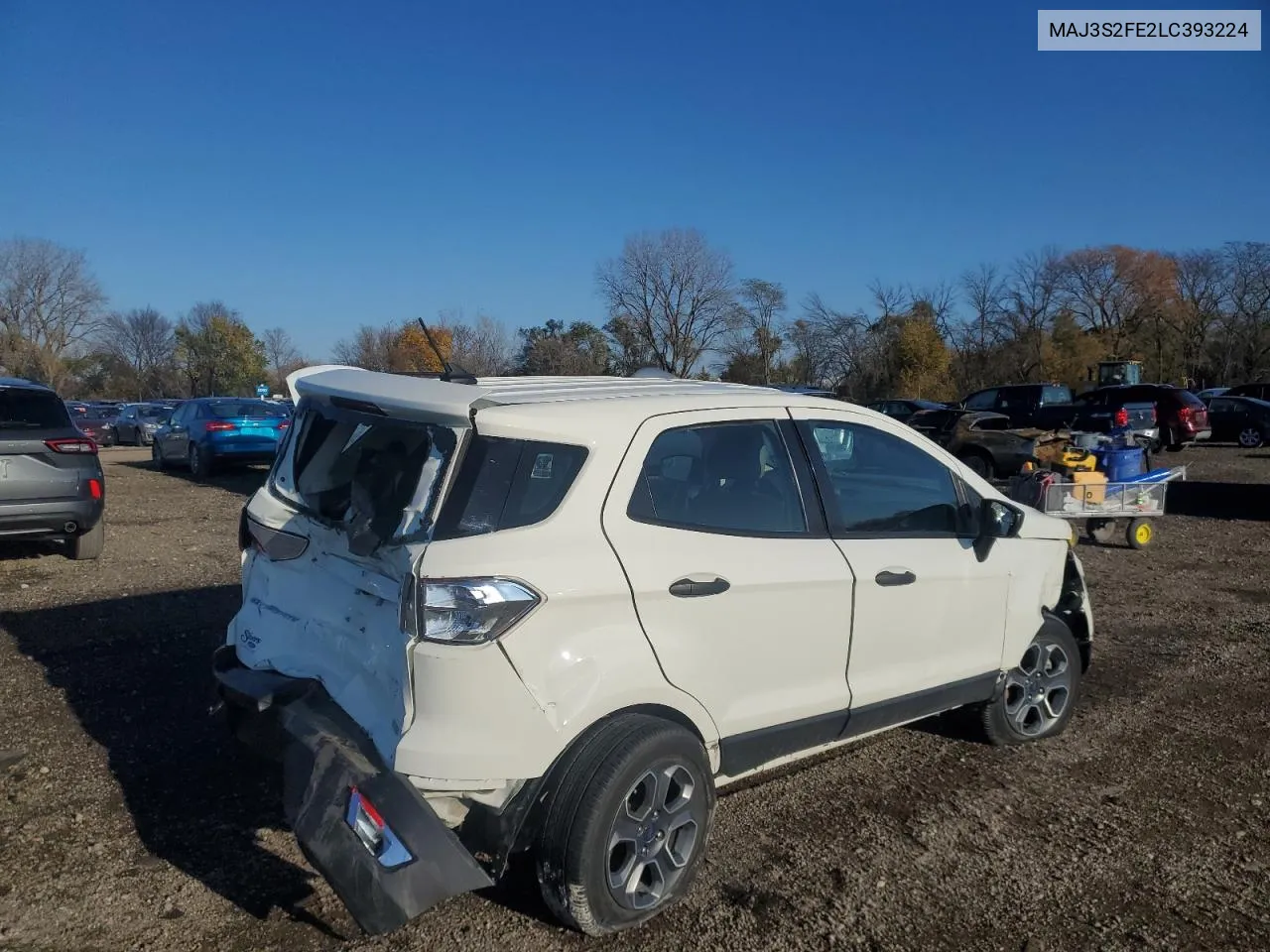 2020 Ford Ecosport S VIN: MAJ3S2FE2LC393224 Lot: 78327894