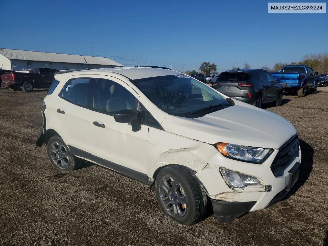 2020 Ford Ecosport S VIN: MAJ3S2FE2LC393224 Lot: 78327894