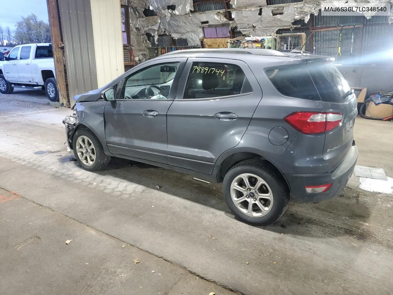 2020 Ford Ecosport Se VIN: MAJ6S3GL7LC348540 Lot: 78891744