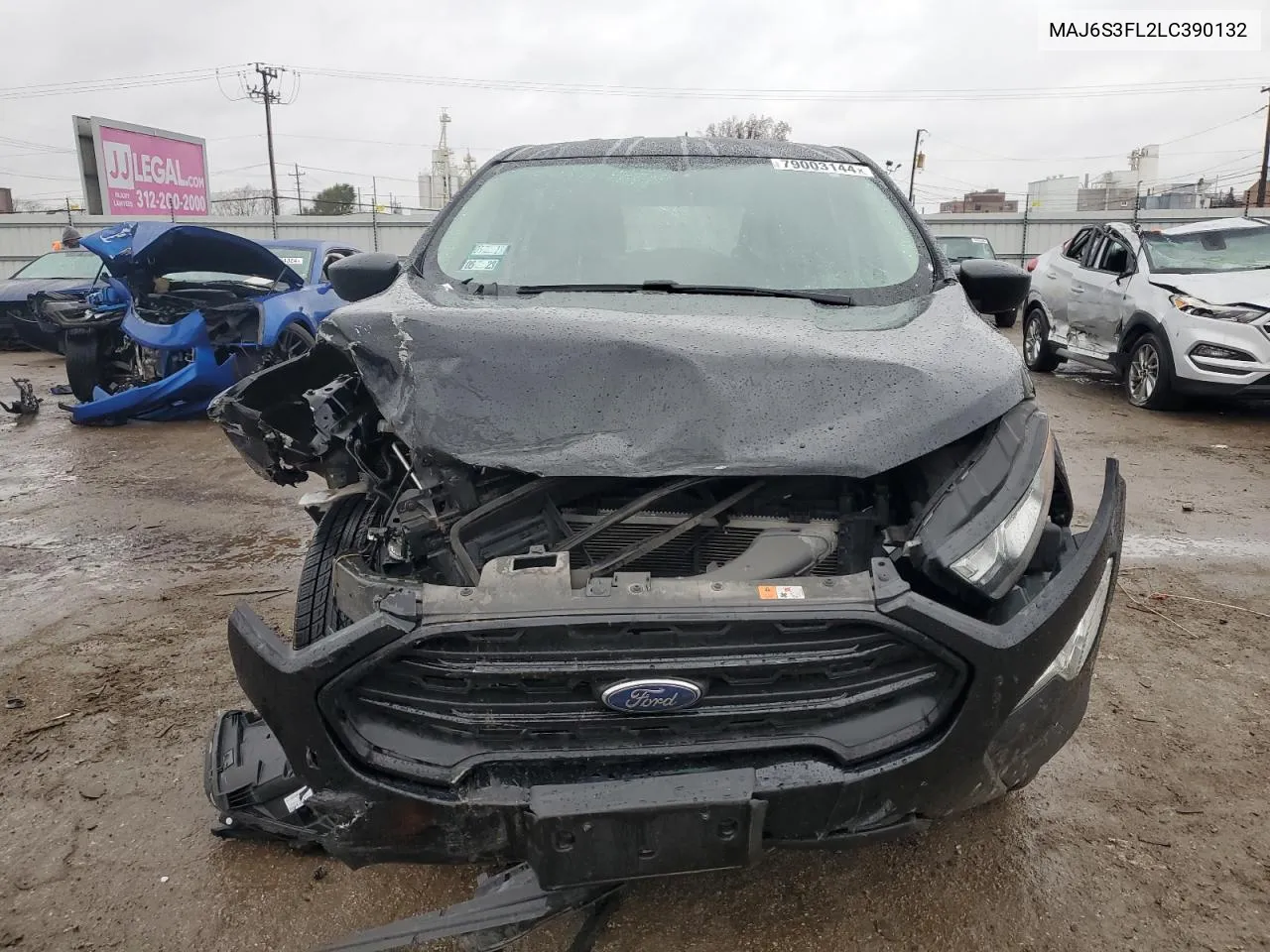 2020 Ford Ecosport S VIN: MAJ6S3FL2LC390132 Lot: 79003144