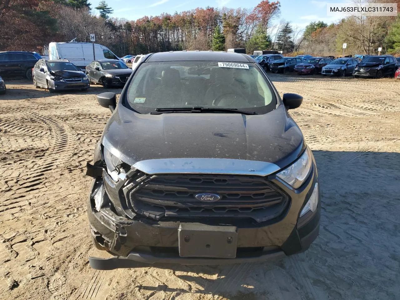 2020 Ford Ecosport S VIN: MAJ6S3FLXLC311743 Lot: 79069044