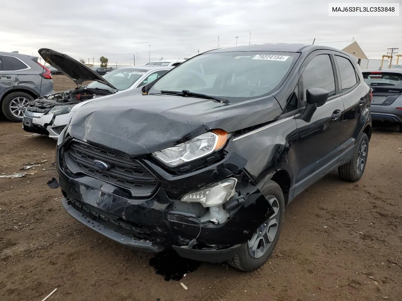 2020 Ford Ecosport S VIN: MAJ6S3FL3LC353848 Lot: 79224154