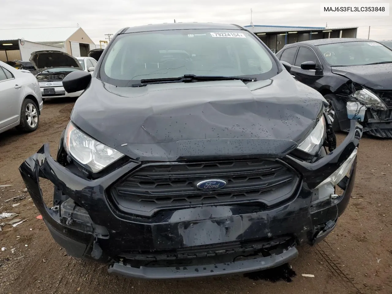 2020 Ford Ecosport S VIN: MAJ6S3FL3LC353848 Lot: 79224154