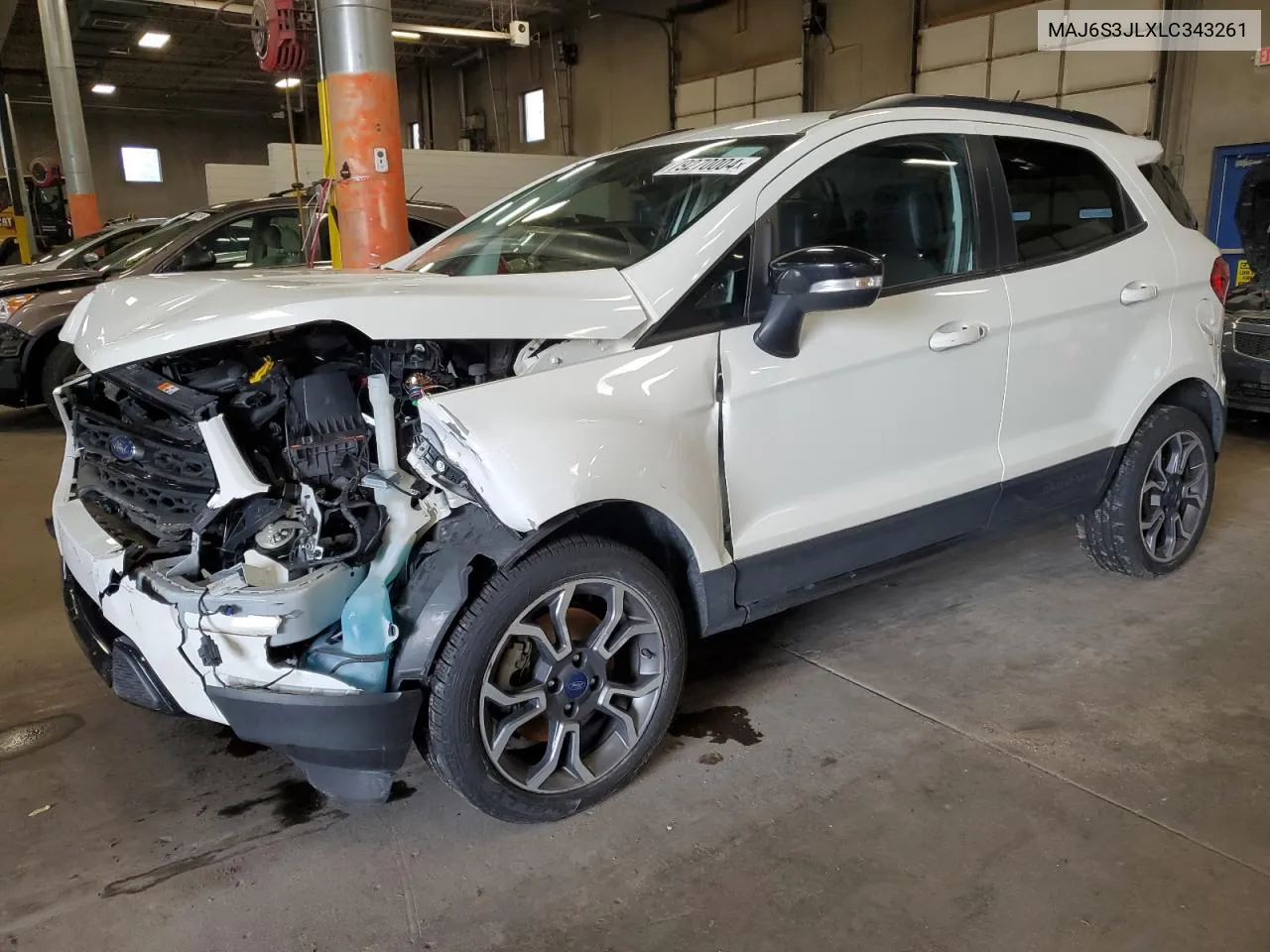 2020 Ford Ecosport Ses VIN: MAJ6S3JLXLC343261 Lot: 79270004