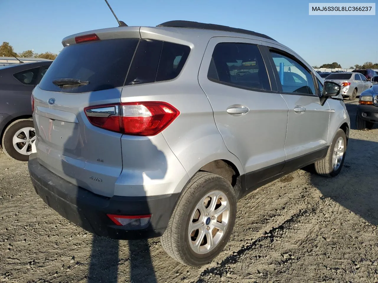 2020 Ford Ecosport Se VIN: MAJ6S3GL8LC366237 Lot: 79572634