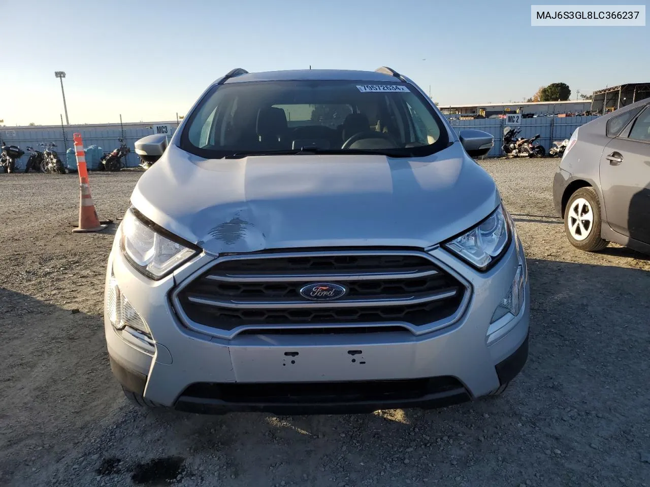 2020 Ford Ecosport Se VIN: MAJ6S3GL8LC366237 Lot: 79572634