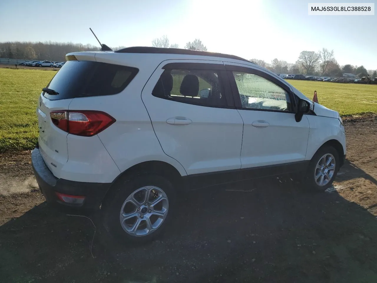 2020 Ford Ecosport Se VIN: MAJ6S3GL8LC388528 Lot: 79725114