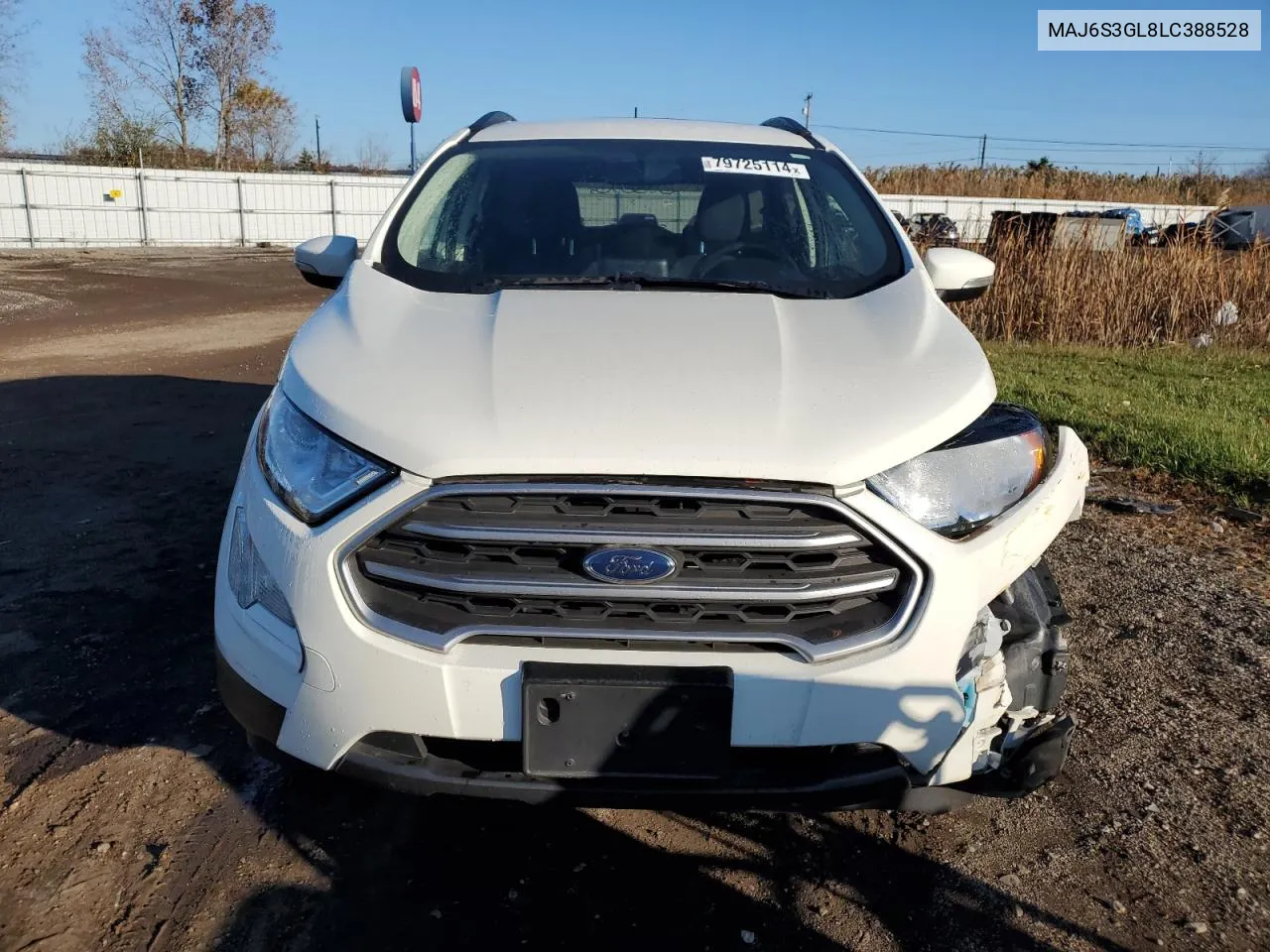 2020 Ford Ecosport Se VIN: MAJ6S3GL8LC388528 Lot: 79725114