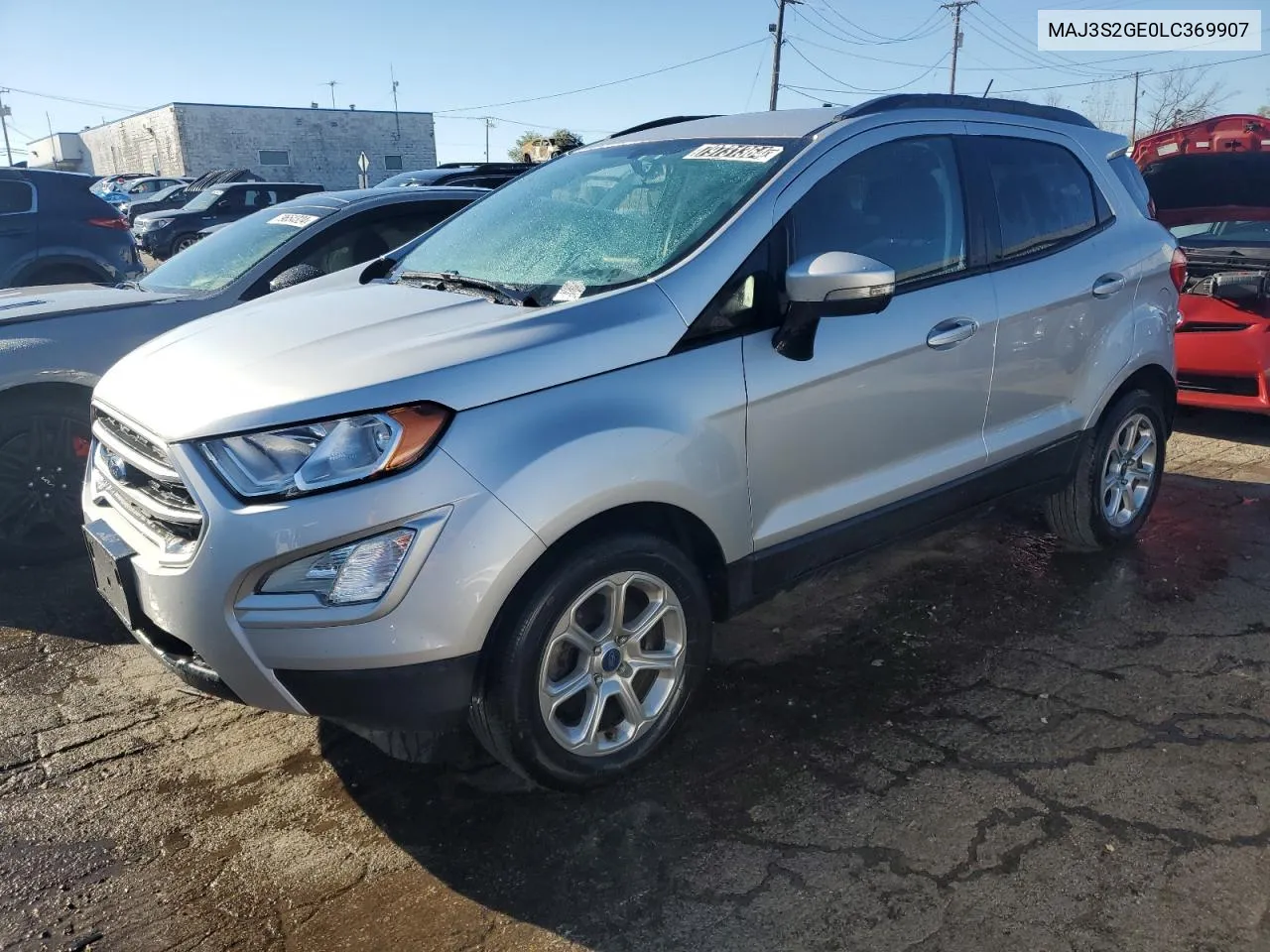 2020 Ford Ecosport Se VIN: MAJ3S2GE0LC369907 Lot: 79731364