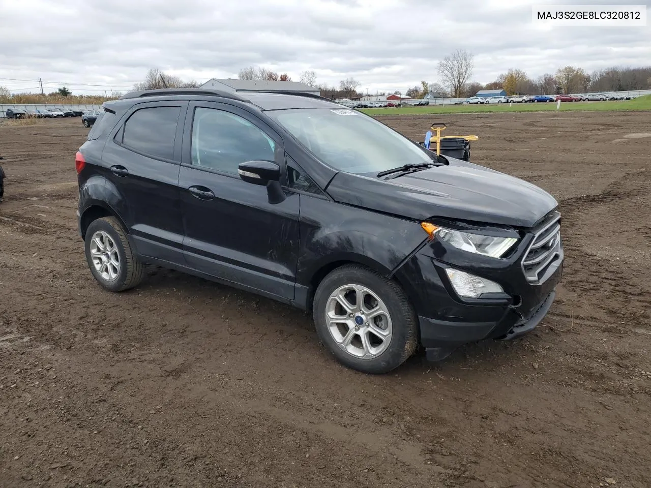 2020 Ford Ecosport Se VIN: MAJ3S2GE8LC320812 Lot: 79954904