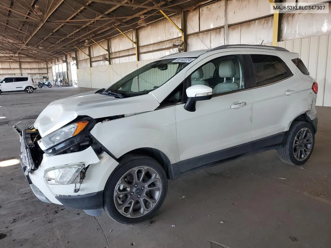 2020 Ford Ecosport Titanium VIN: MAJ6S3KL8LC347307 Lot: 80102224