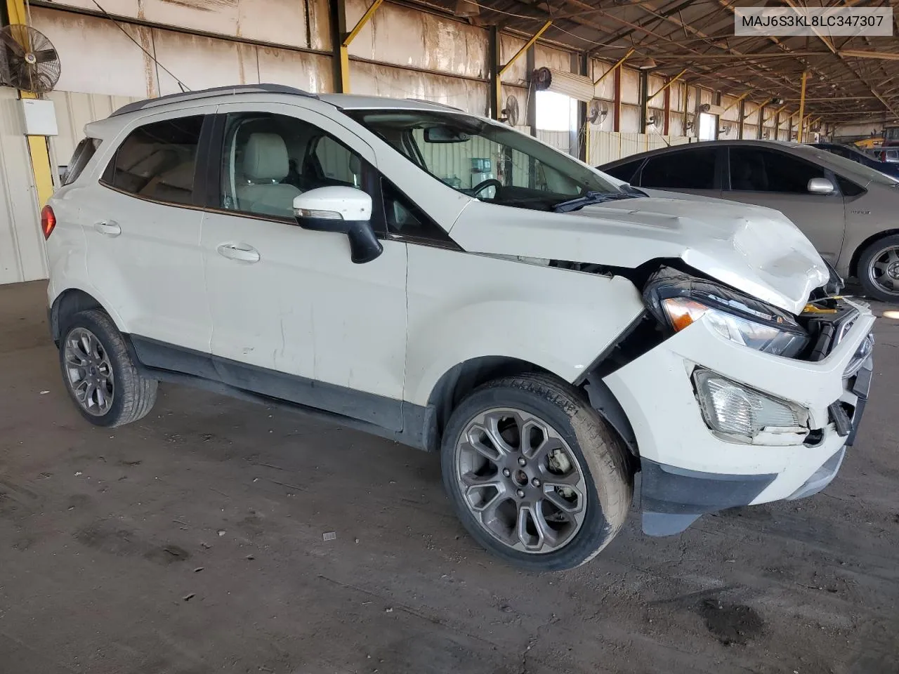 2020 Ford Ecosport Titanium VIN: MAJ6S3KL8LC347307 Lot: 80102224