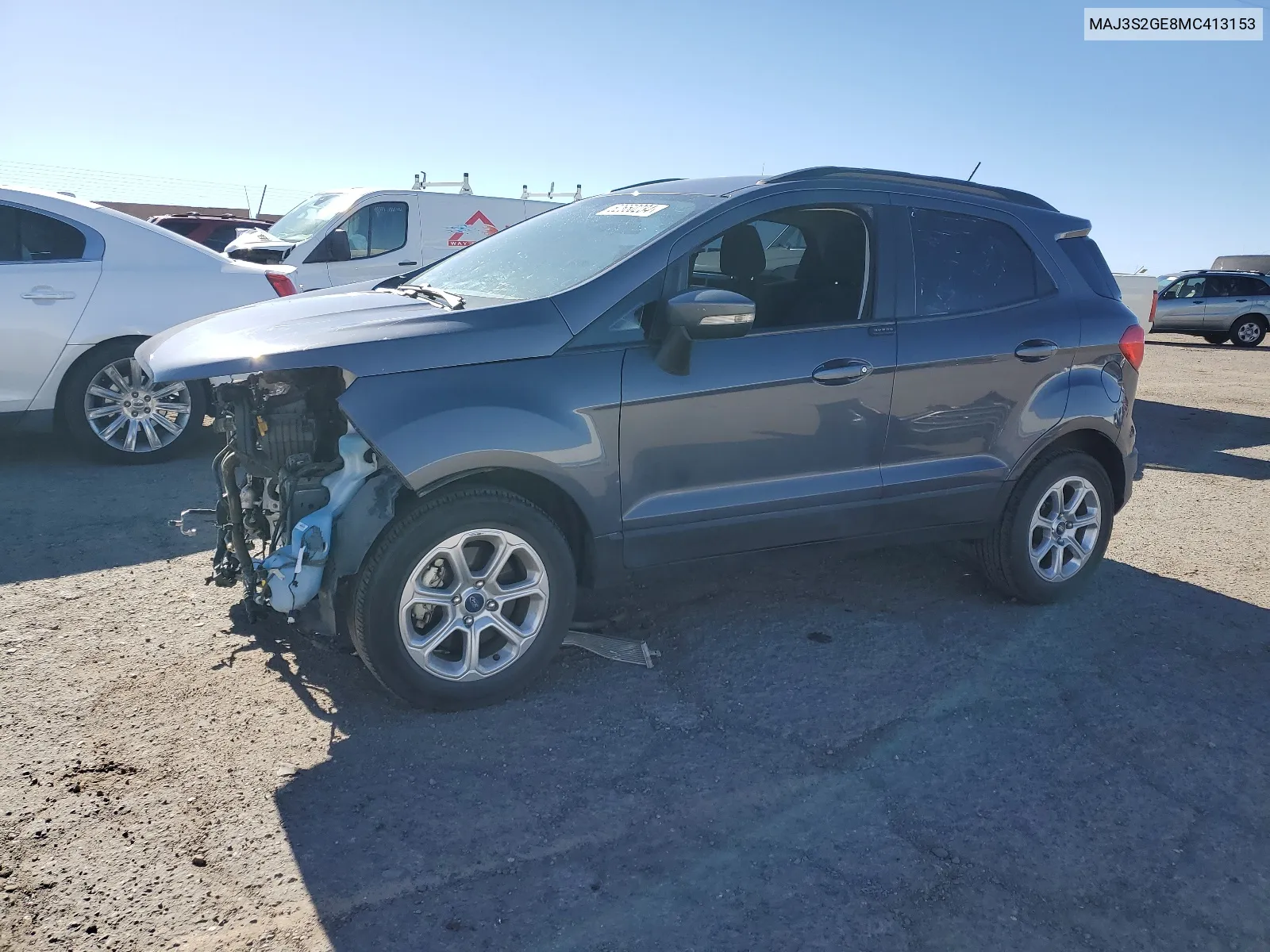 2021 Ford Ecosport Se VIN: MAJ3S2GE8MC413153 Lot: 52650234