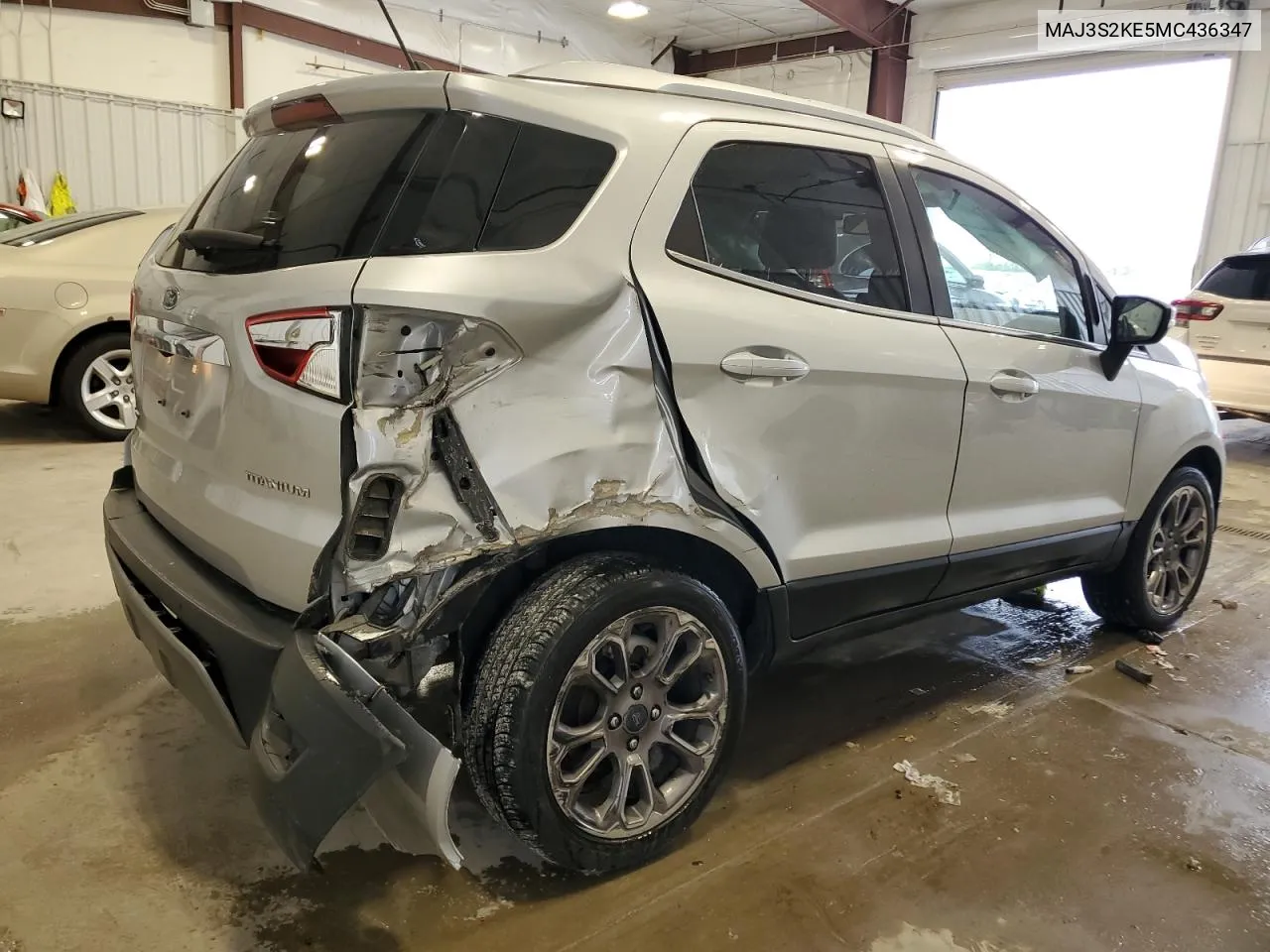 2021 Ford Ecosport Titanium VIN: MAJ3S2KE5MC436347 Lot: 53593614