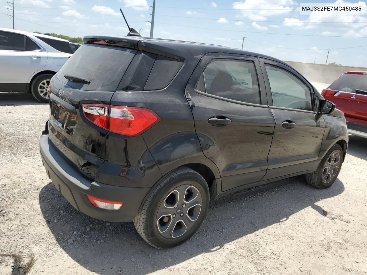 2021 Ford Ecosport S VIN: MAJ3S2FE7MC450485 Lot: 61935954