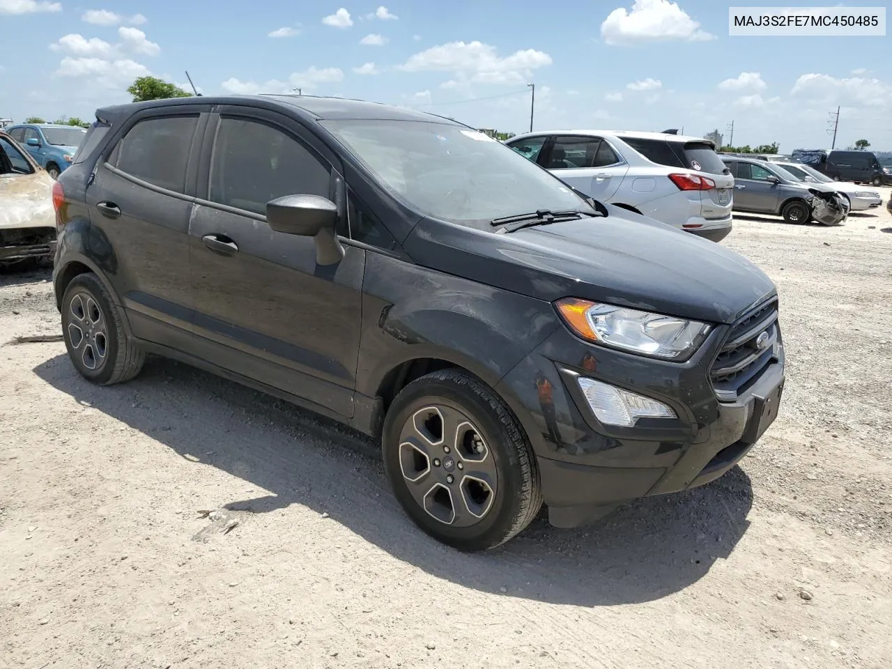 2021 Ford Ecosport S VIN: MAJ3S2FE7MC450485 Lot: 61935954