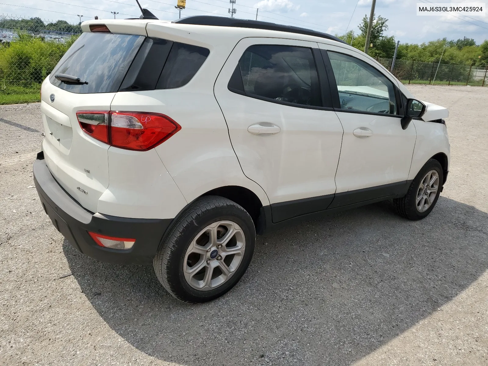 MAJ6S3GL3MC425924 2021 Ford Ecosport Se