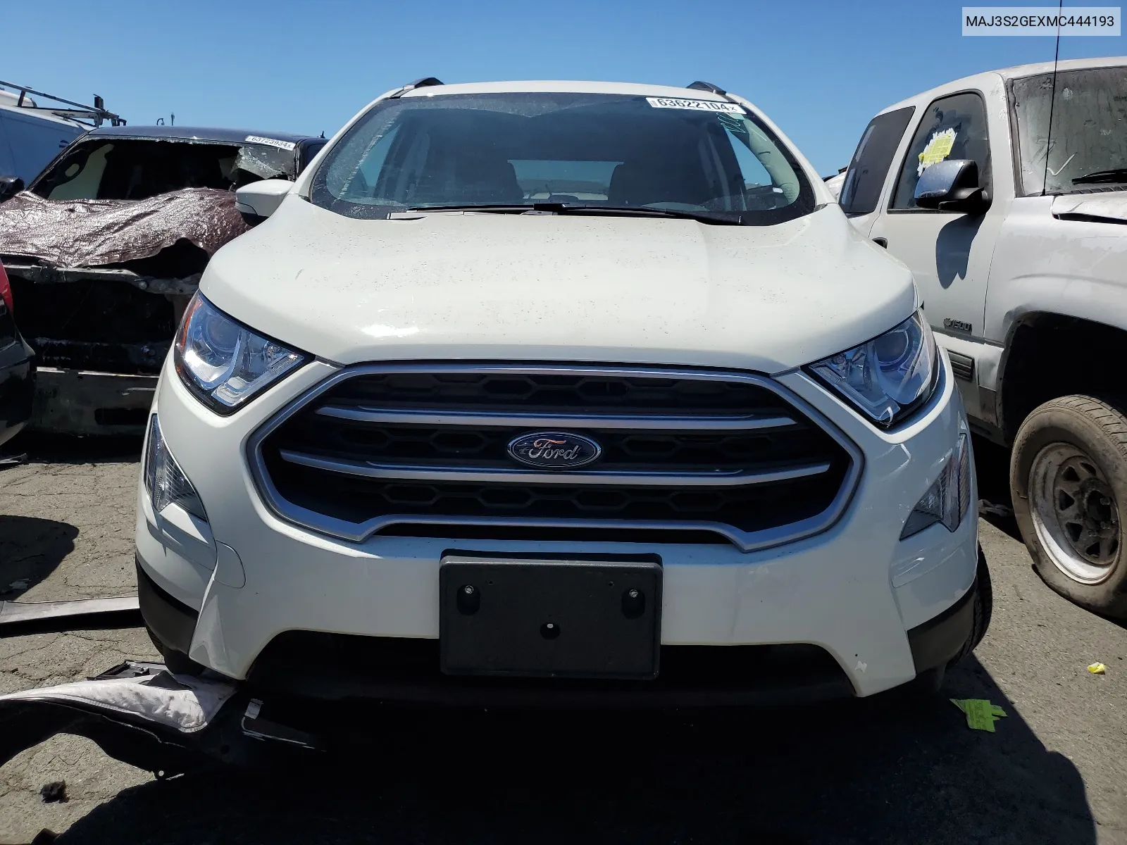 2021 Ford Ecosport Se VIN: MAJ3S2GEXMC444193 Lot: 63622104