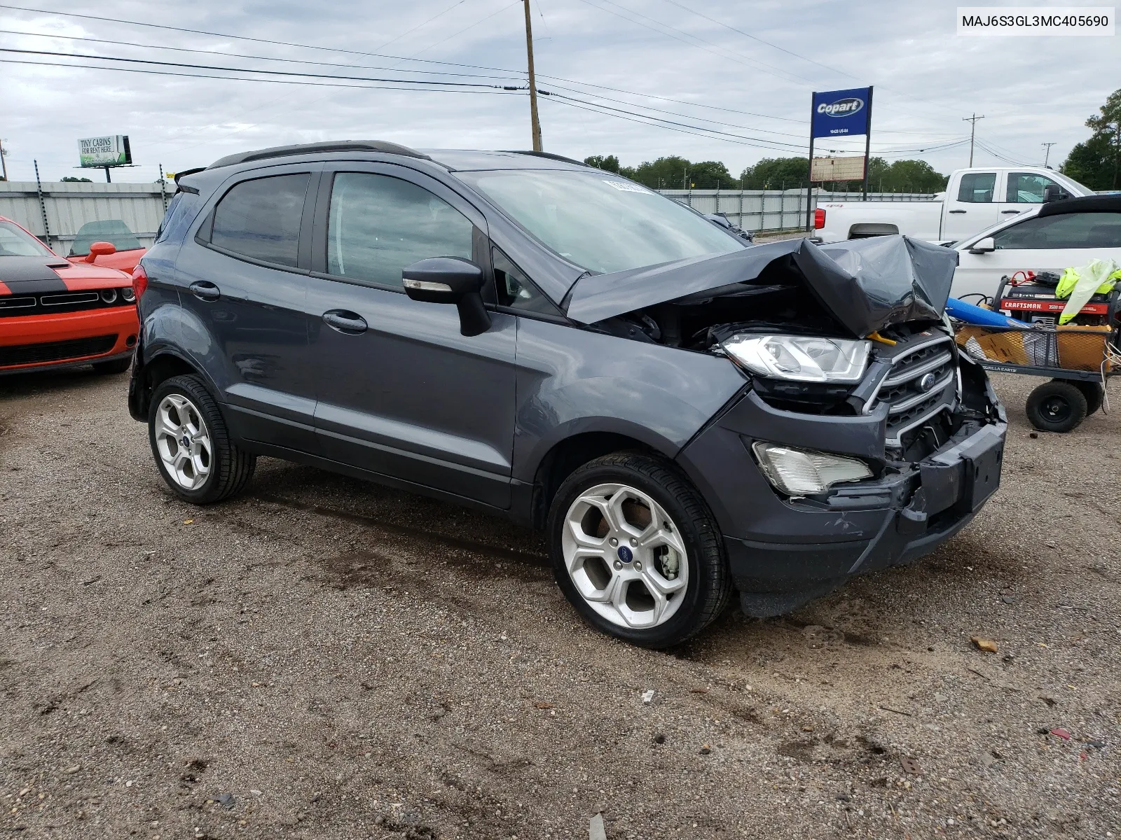 MAJ6S3GL3MC405690 2021 Ford Ecosport Se