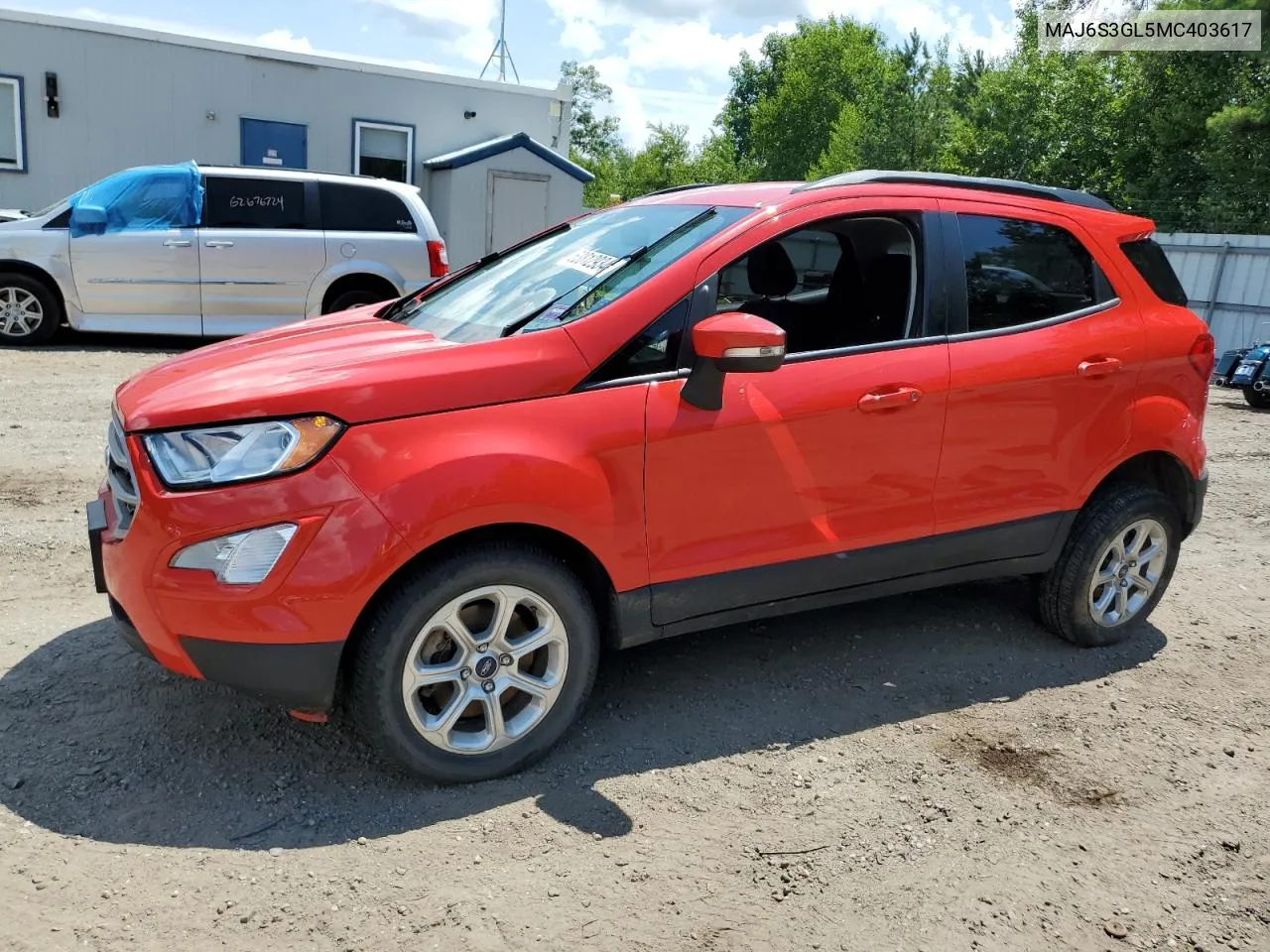 2021 Ford Ecosport Se VIN: MAJ6S3GL5MC403617 Lot: 63812934