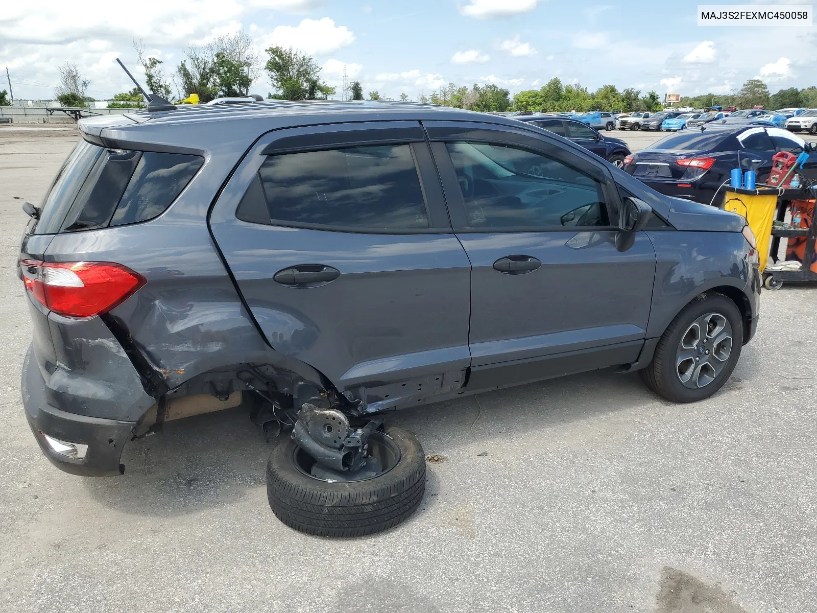 2021 Ford Ecosport S VIN: MAJ3S2FEXMC450058 Lot: 64156074