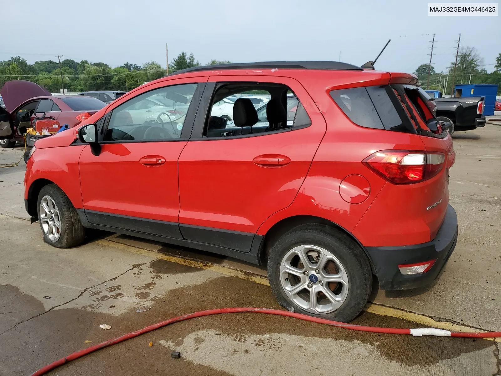 2021 Ford Ecosport Se VIN: MAJ3S2GE4MC446425 Lot: 64843464