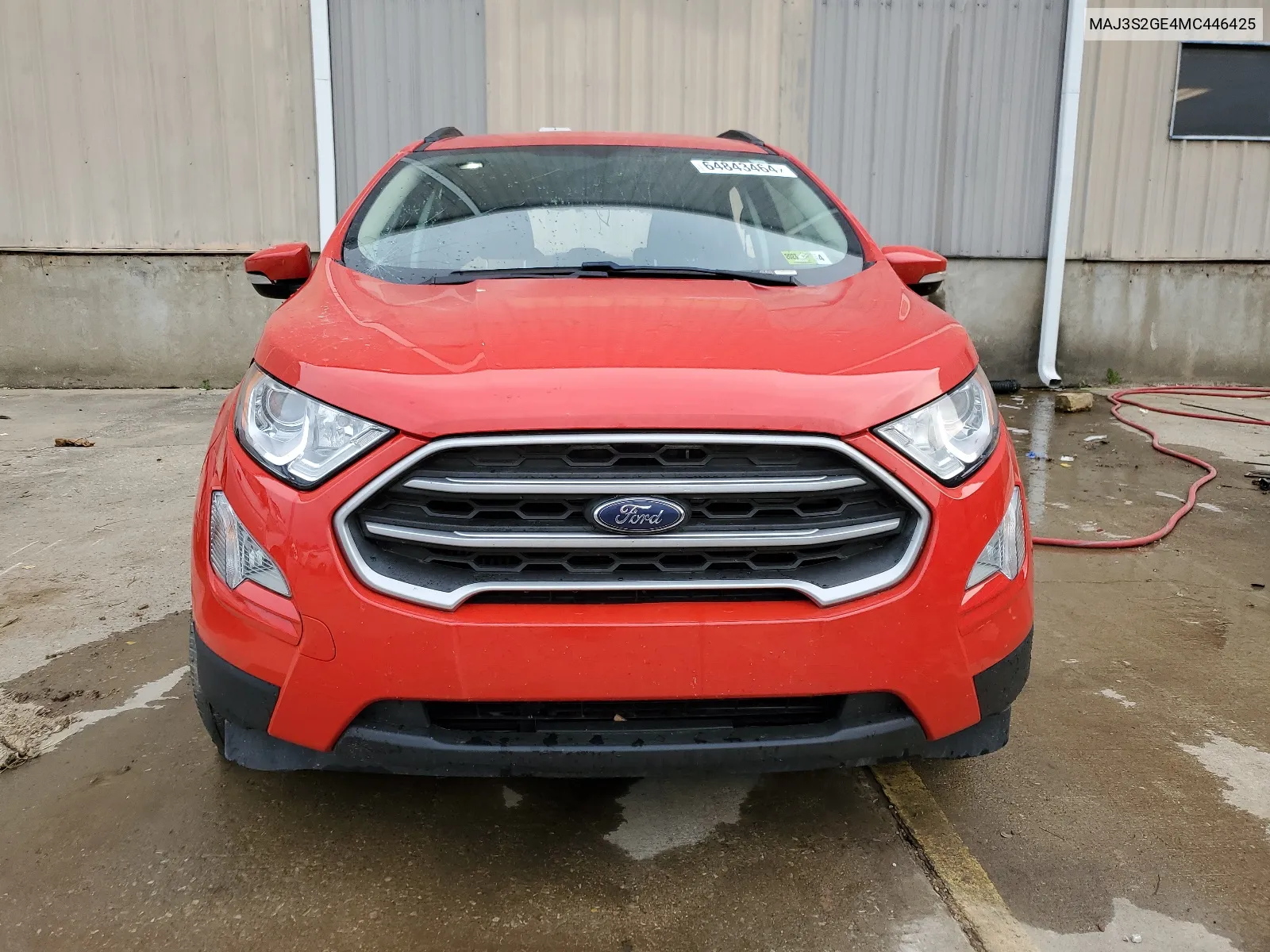 2021 Ford Ecosport Se VIN: MAJ3S2GE4MC446425 Lot: 64843464