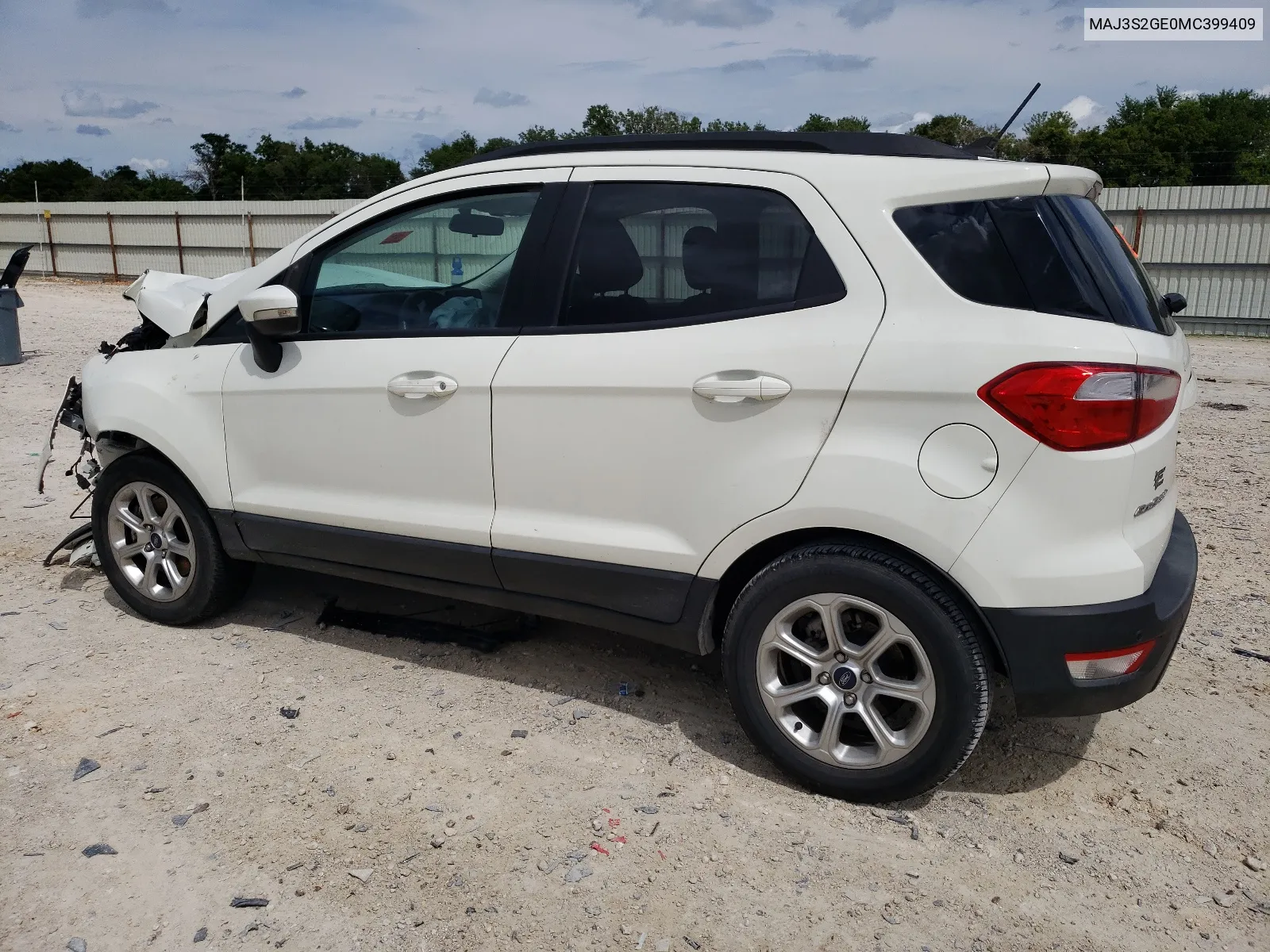 MAJ3S2GE0MC399409 2021 Ford Ecosport Se