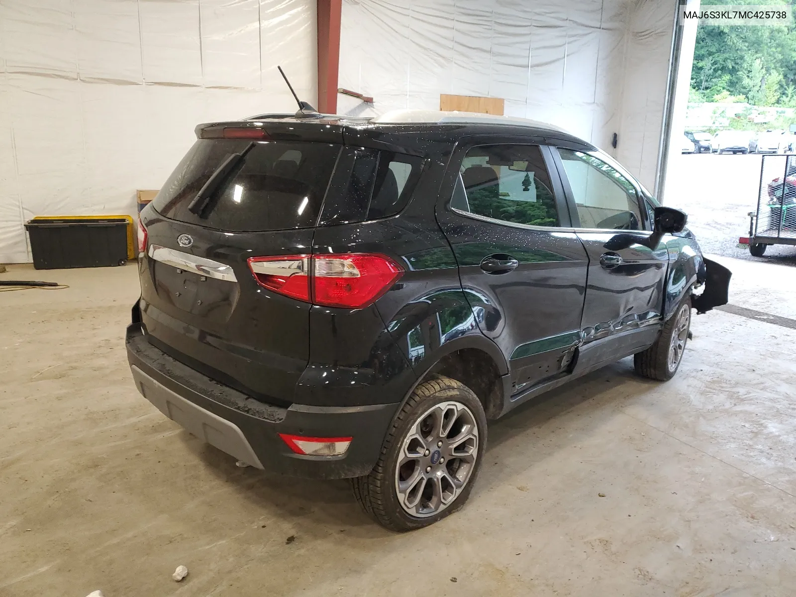 2021 Ford Ecosport Titanium VIN: MAJ6S3KL7MC425738 Lot: 65103844