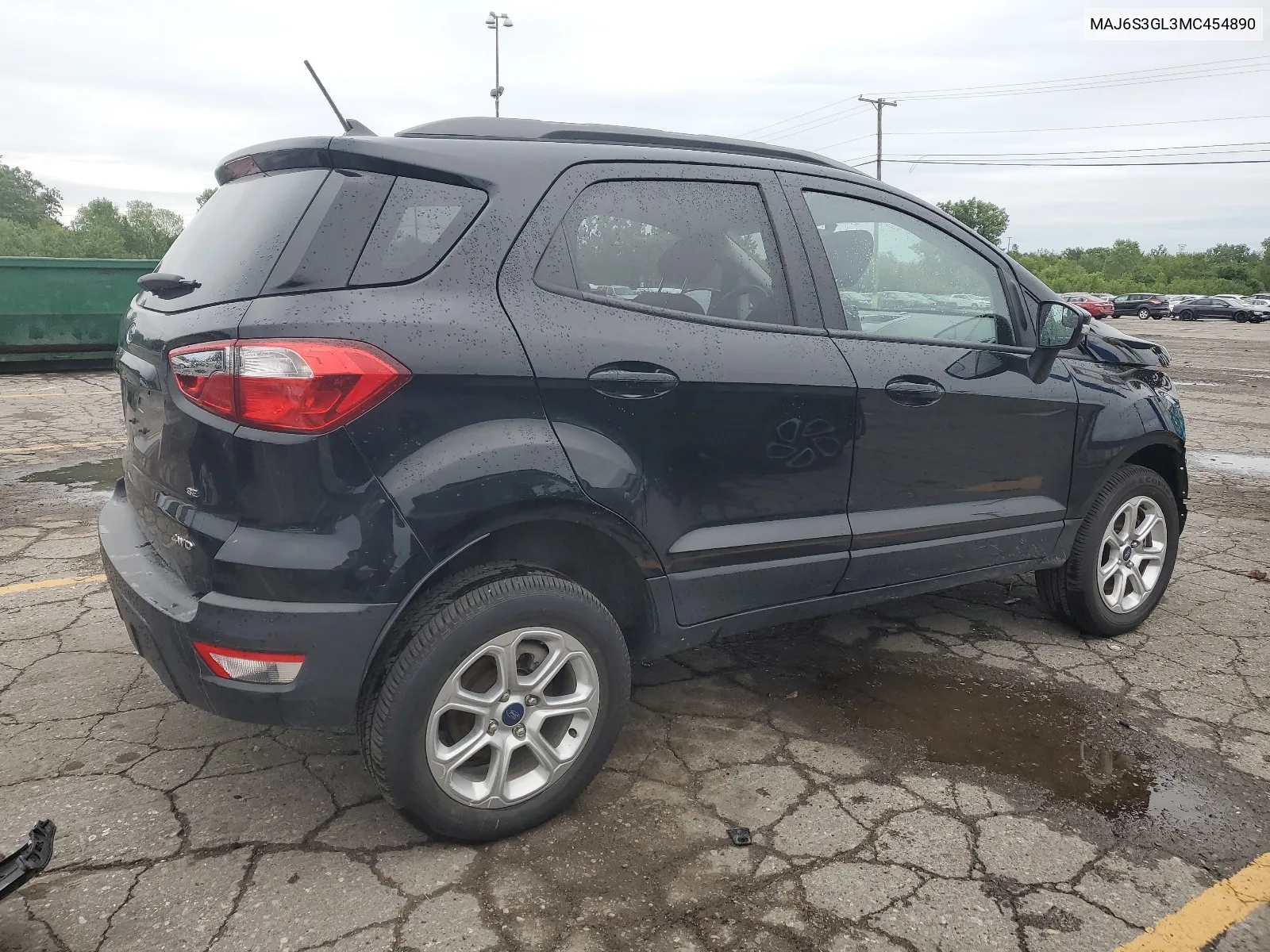 2021 Ford Ecosport Se VIN: MAJ6S3GL3MC454890 Lot: 65731034