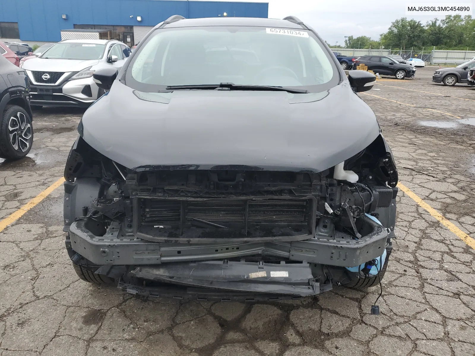 2021 Ford Ecosport Se VIN: MAJ6S3GL3MC454890 Lot: 65731034