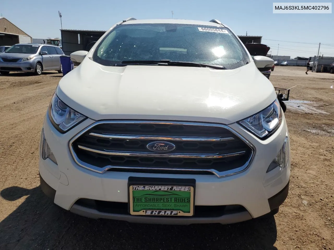 2021 Ford Ecosport Titanium VIN: MAJ6S3KL5MC402796 Lot: 66005844